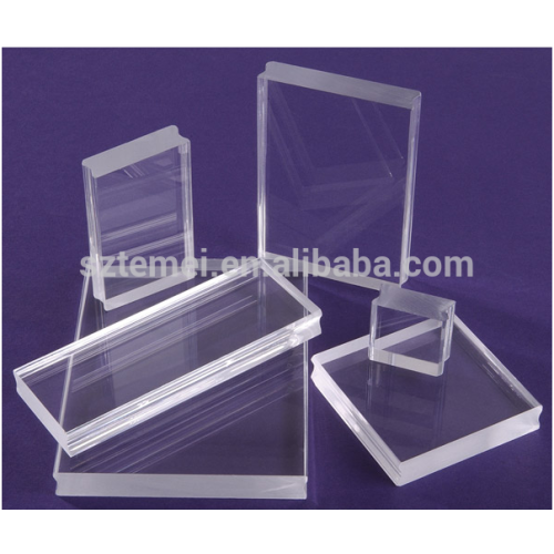 Clear Rubber Stamp Block